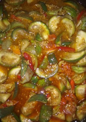 Foto resep Tumis terong rebon jeletot
