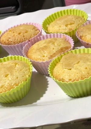 Una foto de Muffins de vainilla deliciosos
