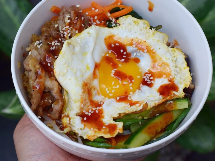 Easy Steps to Make Recipes Bibimbap the So Delicious Perfect.