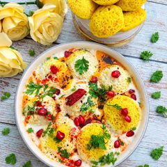 A picture of Lentil and Yogurt Steamed Idli (Dahi mung daal idli).