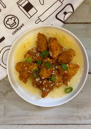 Foto resep Ayam saus lemon madu