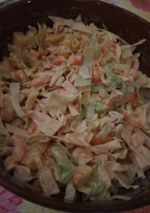 Una foto de Cóctel de langostinos