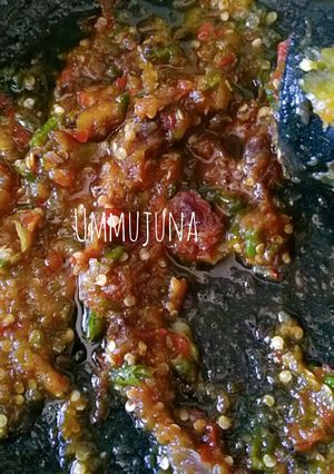 Foto resep Sambal brambang asem