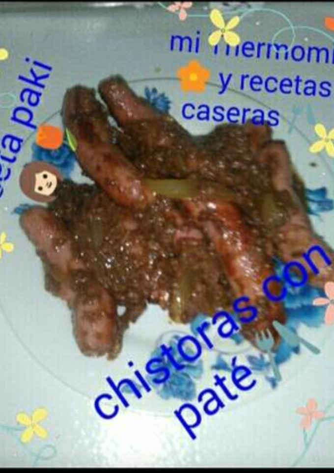 Una foto de Chistoras💠 con paté 🍴 a mí manera 💠