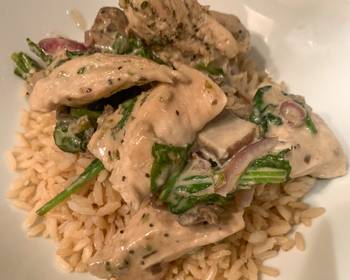 Update, Making Recipe Quick and easy creamy mushroom chicken Delicious