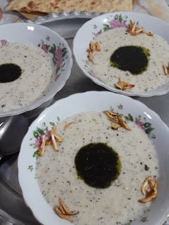 عکسی از دستور آش دوغ با رشته و نخود
