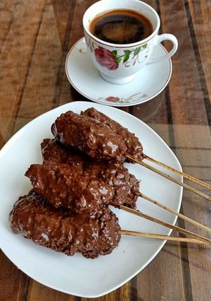 Foto resep Sate pisang Ovomaltine