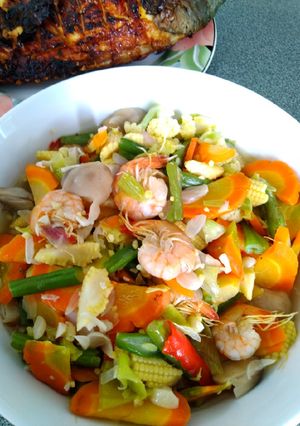Foto resep Capcai Sayur Udang