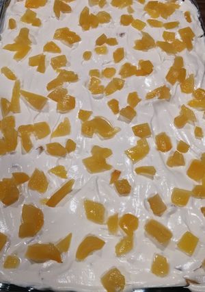Una foto de Postre helado de papaya y crema 💗