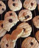 Galletitas de avena con pasas de uvas