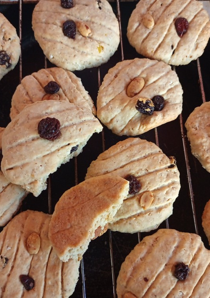 Una foto de Galletitas de avena con pasas de uvas