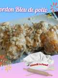 Cordón Bleu de pollo en salsa blanca y champiñones