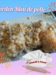 Una foto de Cordón Bleu de pollo en salsa blanca y champiñones