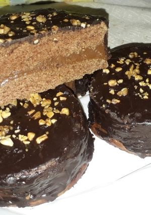 Una foto de Alfajores de chocolate