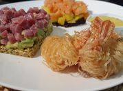 Una foto di tonno tartare