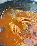 Arroz caldoso con bogavante - Arròs caldós amb llamàntol