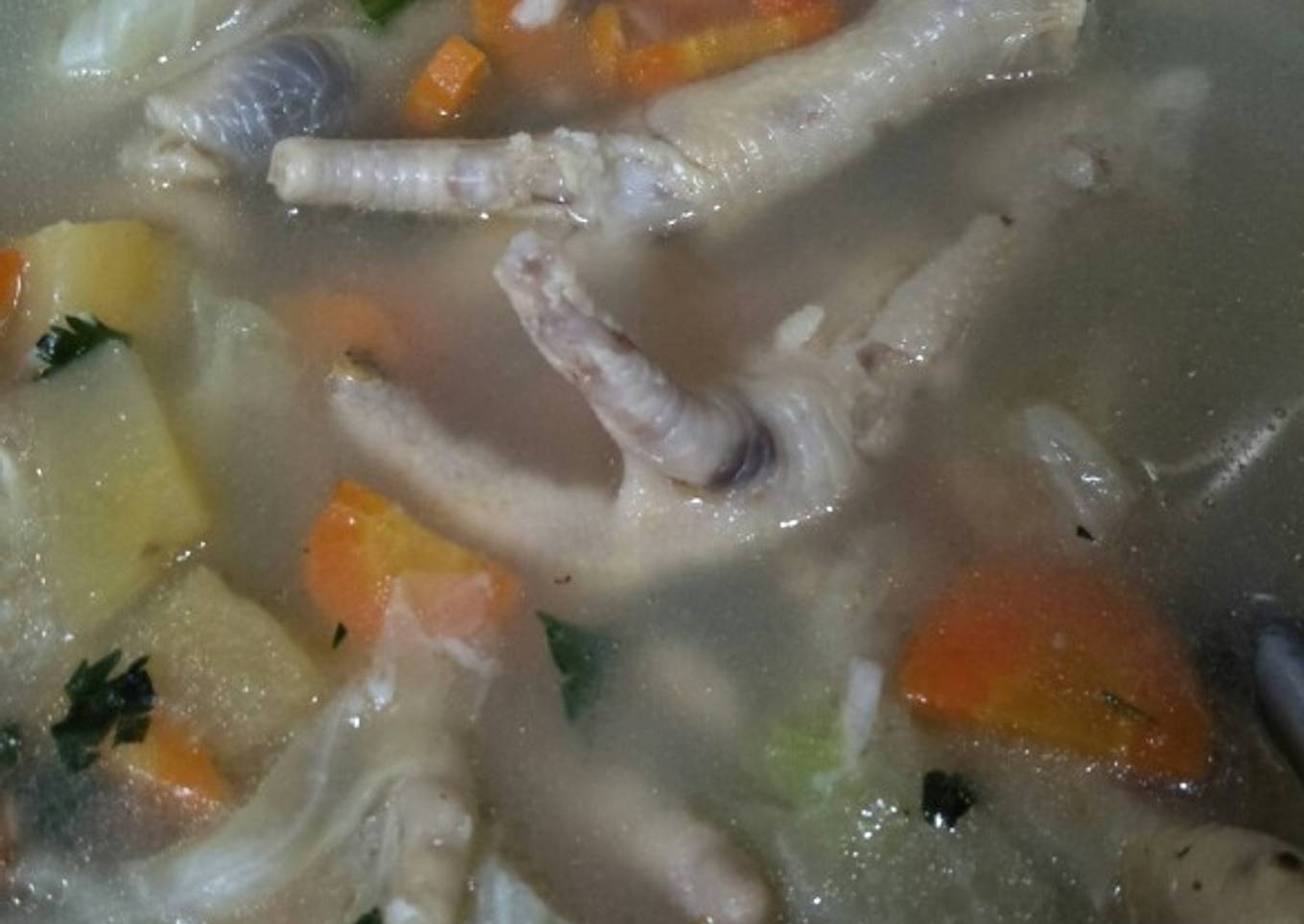 Sop ceker ayam