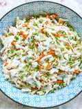 Insalata di cappuccio, carote e sedano rapa