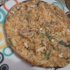 A picture of Tandoori onion chapati.
