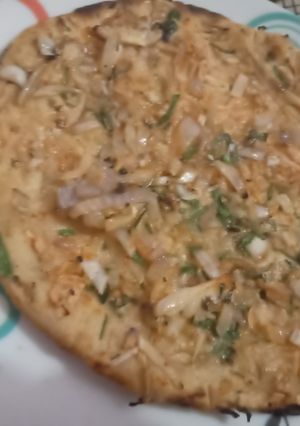 A picture of Tandoori onion chapati.