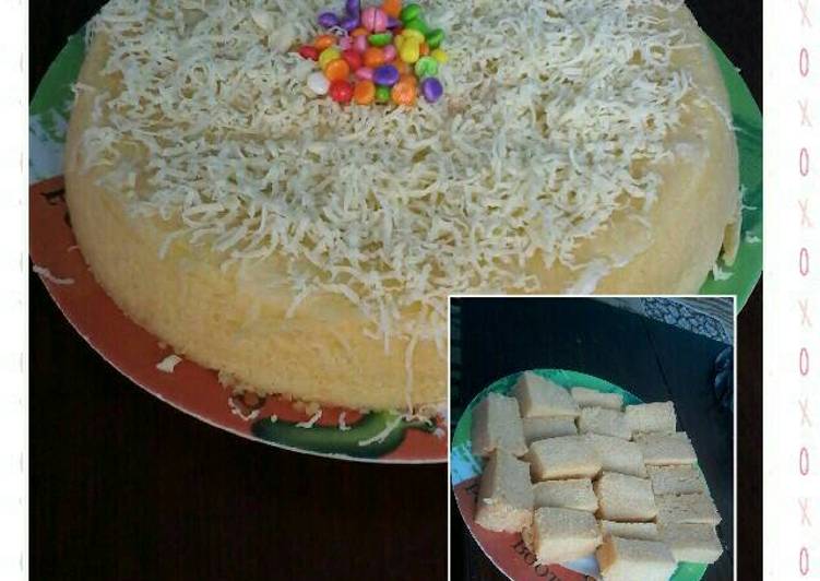 Steamed brownie cheese vanila