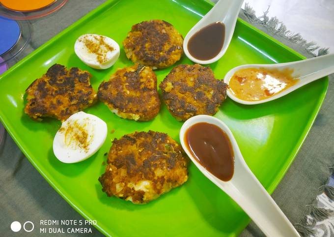 Paneer Egg Cluster Recipe