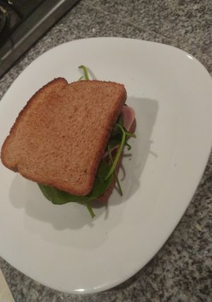 Una foto de Sándwich "no light"