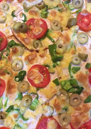 صورة لوصفة بيتزا الرومي المدخن 🍕🍕🍕
