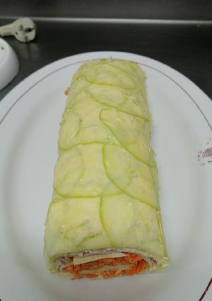 Una foto de Arrollado de zucchini