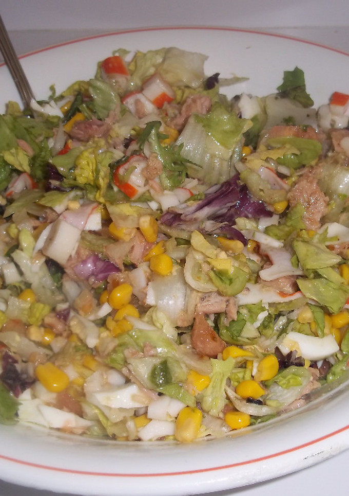 Una foto de Ensalada fresca variada