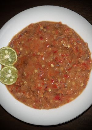 Foto resep Sambal Terasi Goreng Pedas