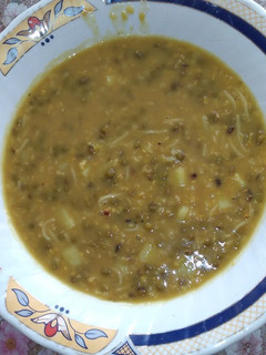 عکسی از دستور سوپ ماش