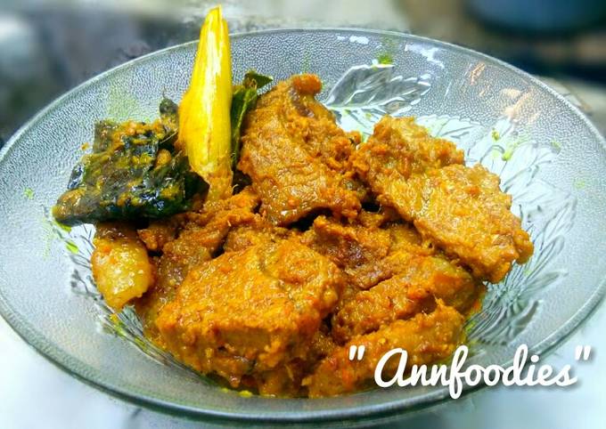 Resep: Rendang Sapi Sederhana Irit Anti Gagal
