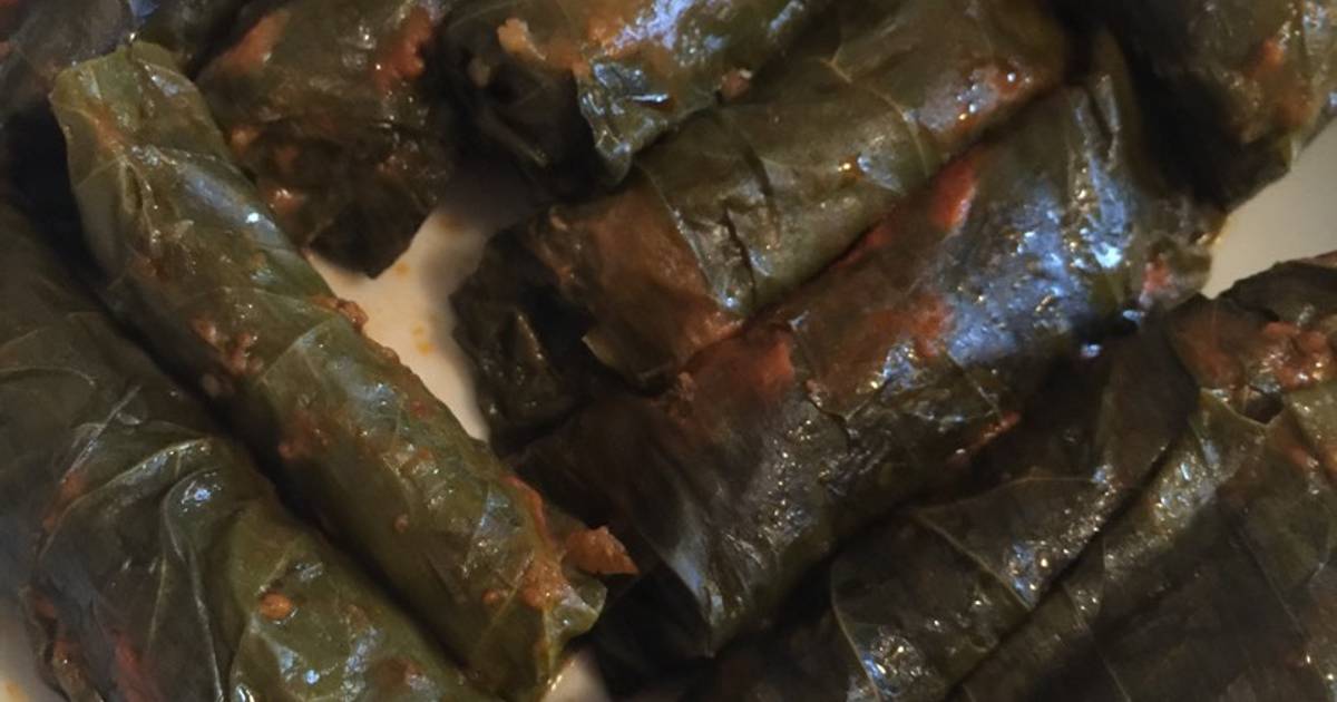 Yaprak Sarma Stuffed Grape Leaves Recipe By Rae Cookpad