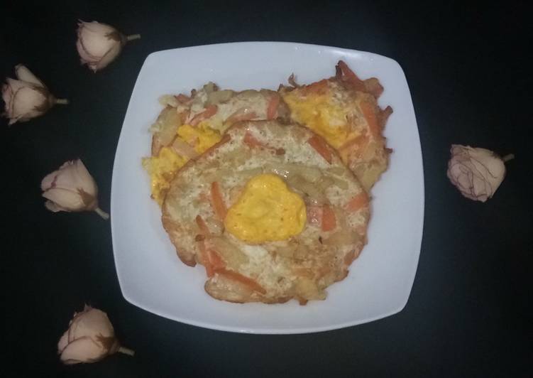 Resep Kentang goreng telur ceplok yang Lezat Sekali