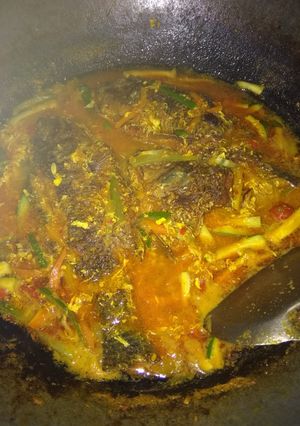 Foto resep Ikan acar kuning simple