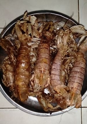 Foto resep Udang lipan goreng asam
