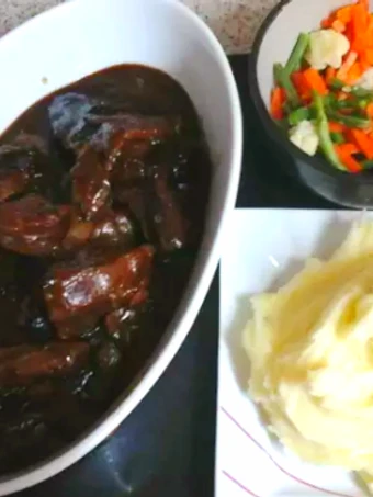 Easy Way Prepare My Lovely Braising Steak in Gravy 😉 the So Delicious Delicious