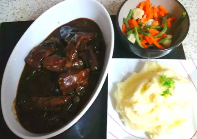 Step-by-Step Guide to Prepare Homemade My Lovely Braising Steak in Gravy 😉