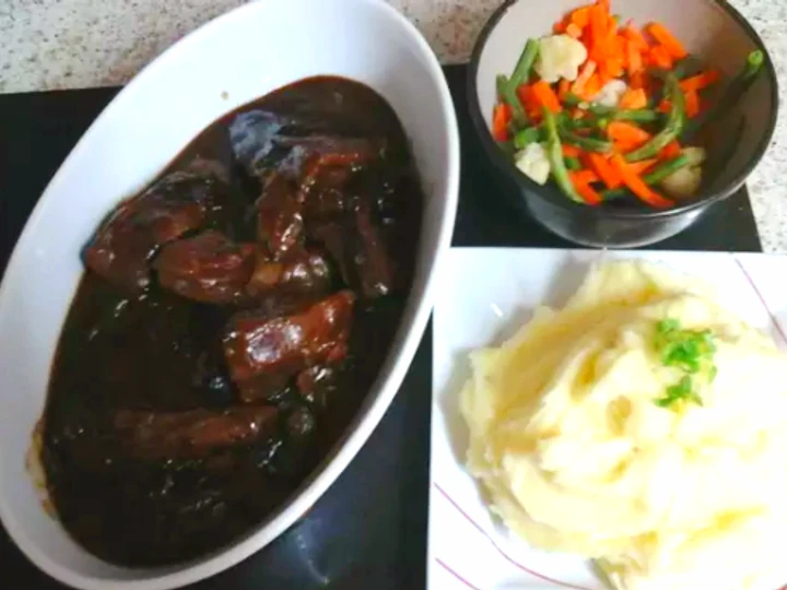 Easy Way Prepare My Lovely Braising Steak in Gravy 😉 the So Delicious Delicious