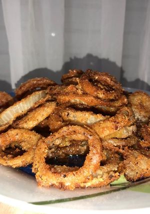 Una foto de Aros de cebolla