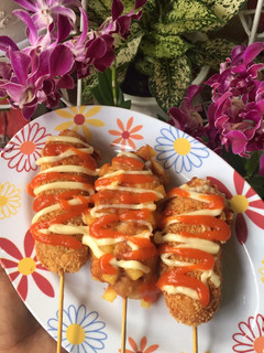 Foto resep Hotang / Corn Dog Sosis Mozarella