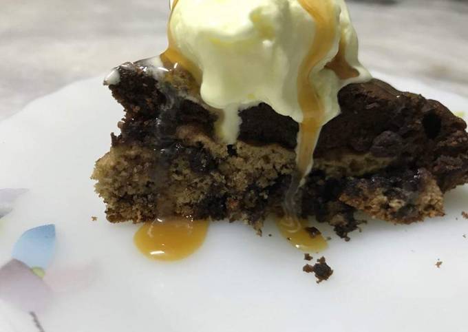 Simple Way to Prepare Delicious Brownie Cookie Skillet