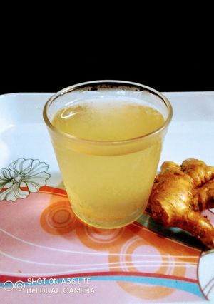 A picture of Unpeeled Ginger Juice.