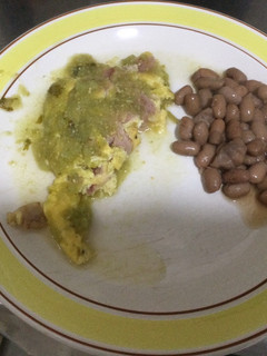 Una foto de Tortilla de Huevo en Salsa Verde