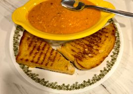 Tomato Soup w/ Grilled Cheese