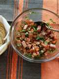 Botana de queso de puerco