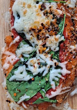 Una foto de Pechugas de pollo a la italiana