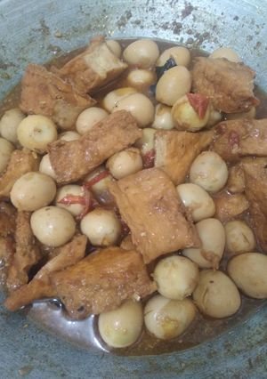 Foto resep Semur tahu telur puyuh