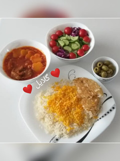 عکسی از دستور خورشت قیمه کدو حلوایی 😋